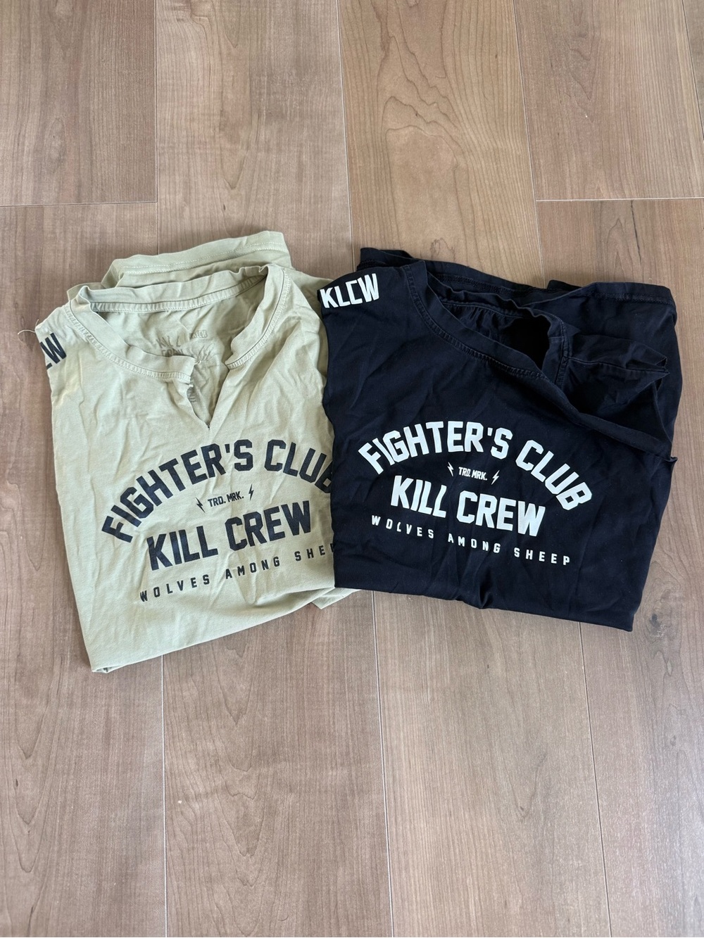 Kill Crew Men's Fighter's Club Graphic Tee - Black & Olive